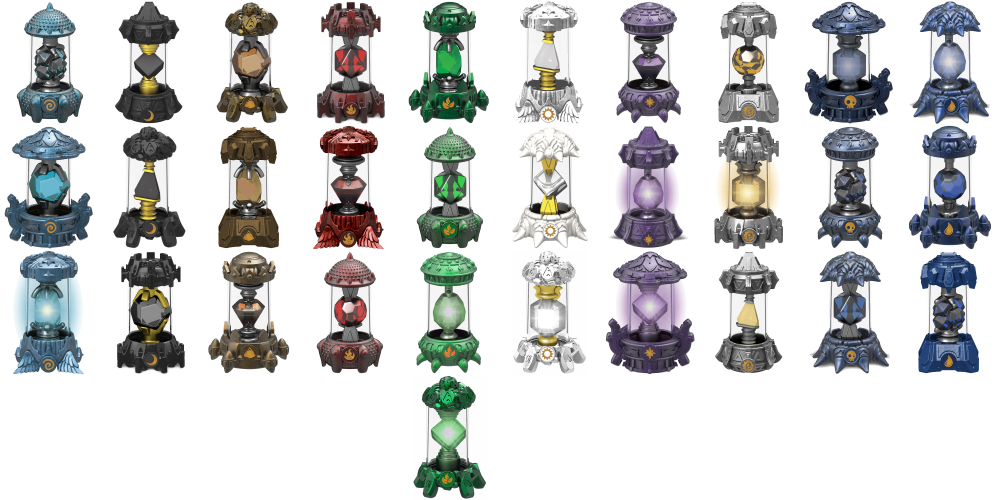 There are 31 molds of Creation Crystals that should be coming to Skylanders ...